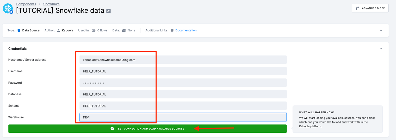 Screenshot - Credentials